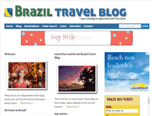 Tablet Screenshot of braziltravelblog.com